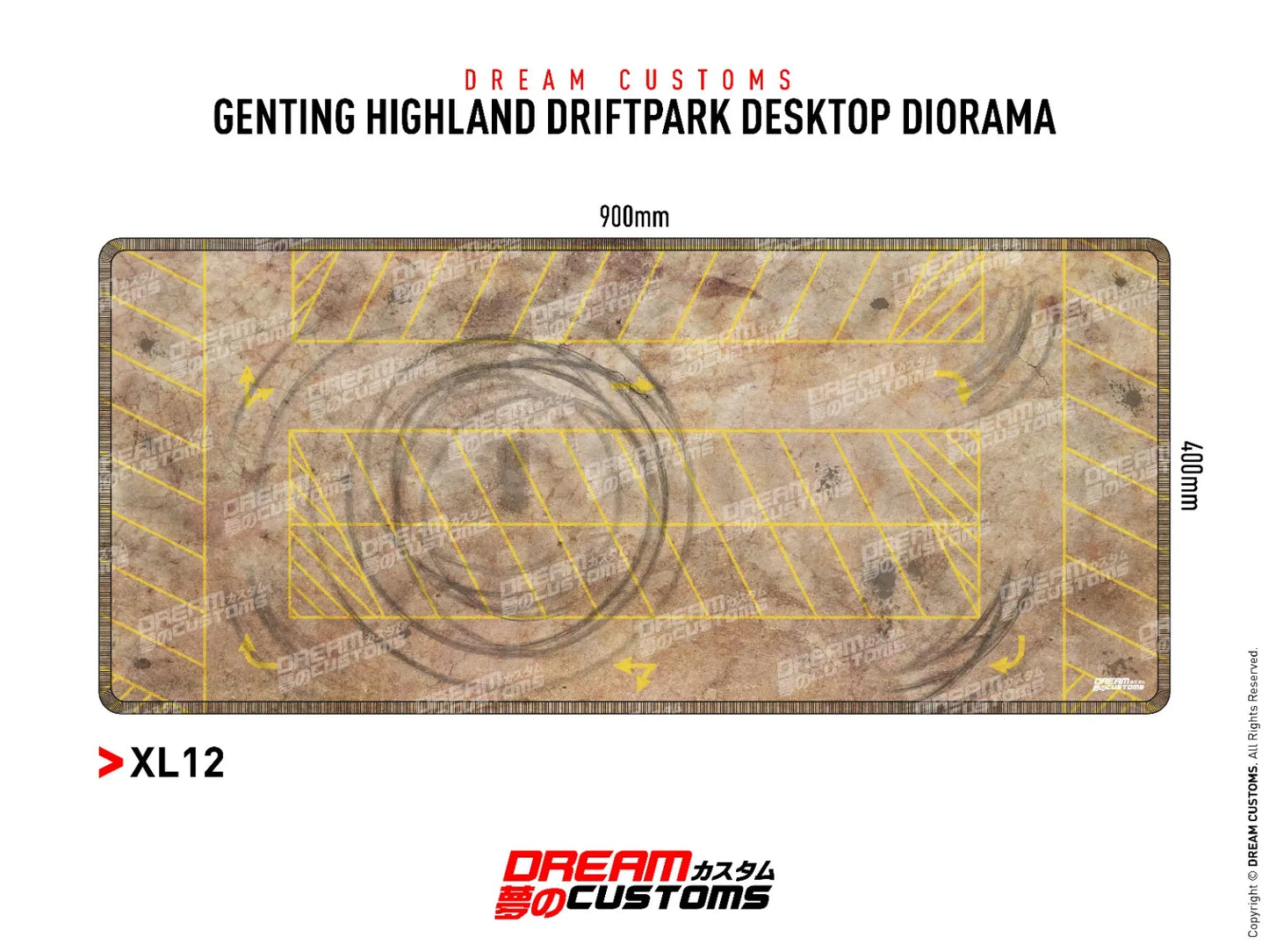 Dream Customs 1/64 Genting Highlands Driftpark XL Desktop Diorama