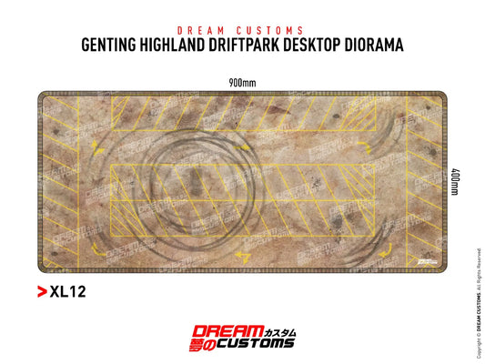 Dream Customs 1/64 Genting Highlands Driftpark XL Desktop Diorama