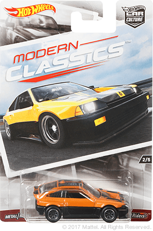 Hot Wheels 1985 Honda CR-X Modern Classics 1:64