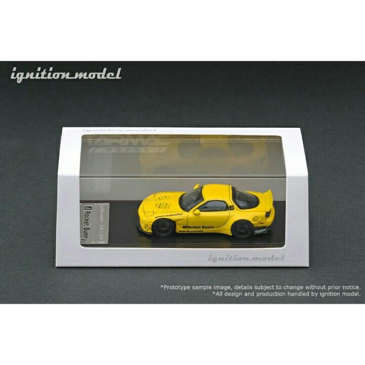 Ignition Model 1/64 Rocket Bunny RX-7 (FD3S) YELLOW IG1410