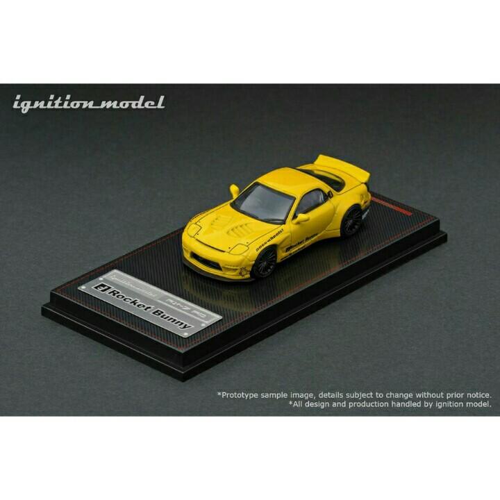 Ignition Model 1/64 Rocket Bunny RX-7 (FD3S) YELLOW IG1410
