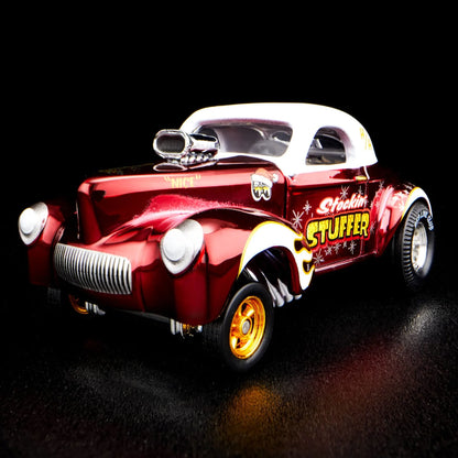 Hot Wheels Collectors RLC Exclusive ’41 Willys Gasser Holiday Car
