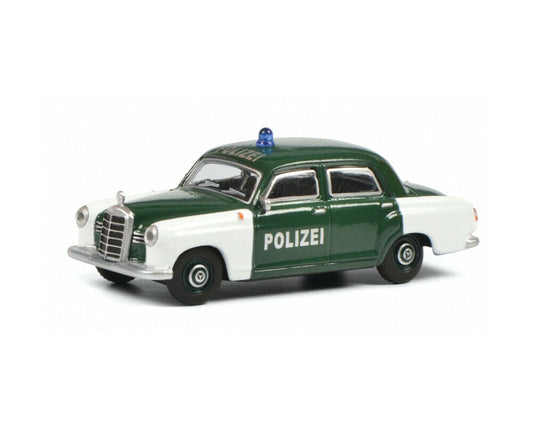 Schuco Mercedes-Benz 180D W120 Police Polizei Car Diecast Model